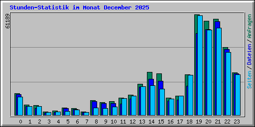 Stunden-Statistik im Monat December 2025